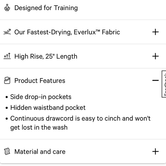 Lululemon invigorate tight 25”. Black, with side pockets. NWT - Picture 4 of 4